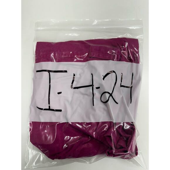 Rafaella Womens Shorts Size 6 Pink High Waisted Linen Blend - Picture 10 of 10